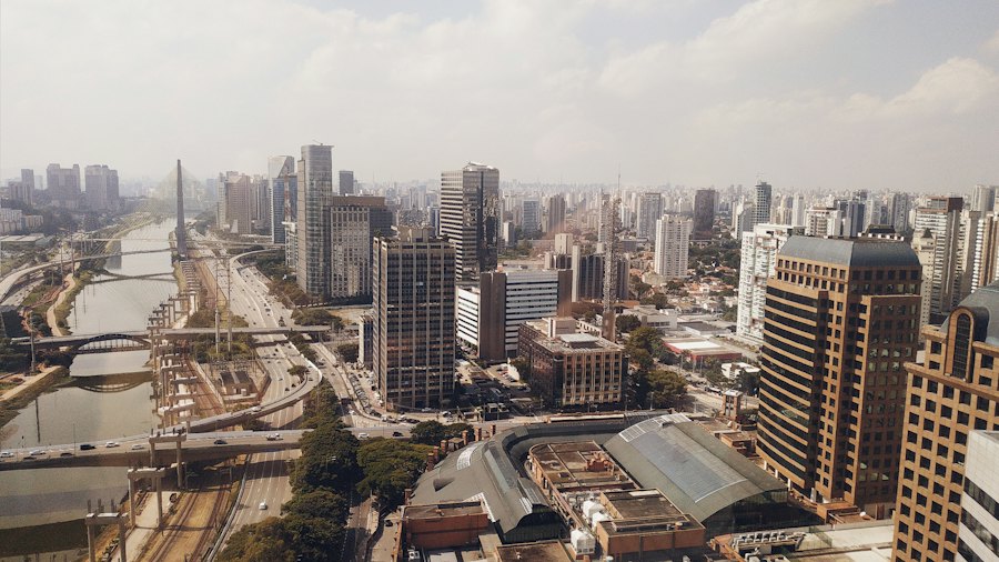 Vista dos prédios do Itaim Bibi